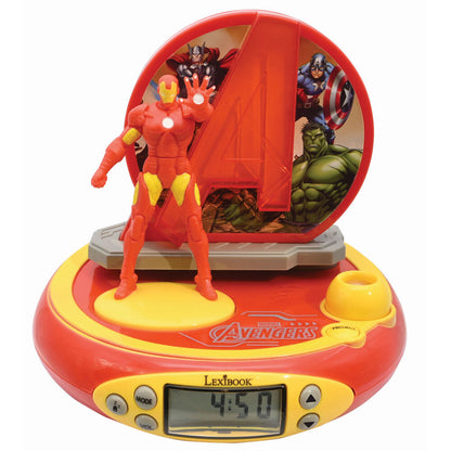iron man avengers marvel 3d projector alarm clock