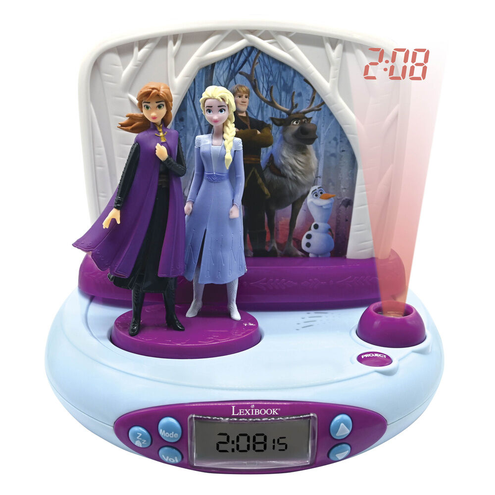 disney frozen 3d projector alarm clock