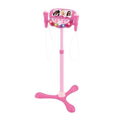 karaoke microphone adjustable stand barbie