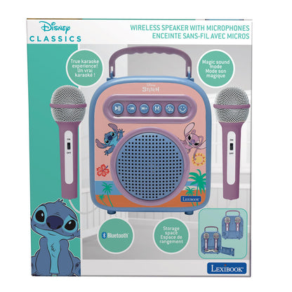 Altavoz Bluetooth de Stitch de Disney  micrófono