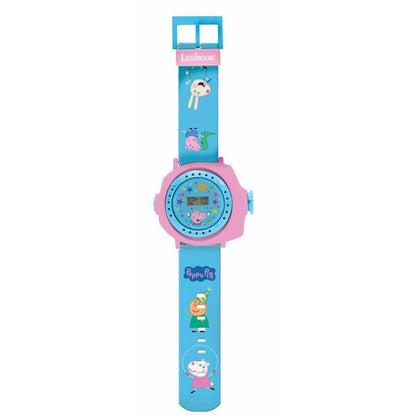 Reloj digital con proyección de Peppa Pig