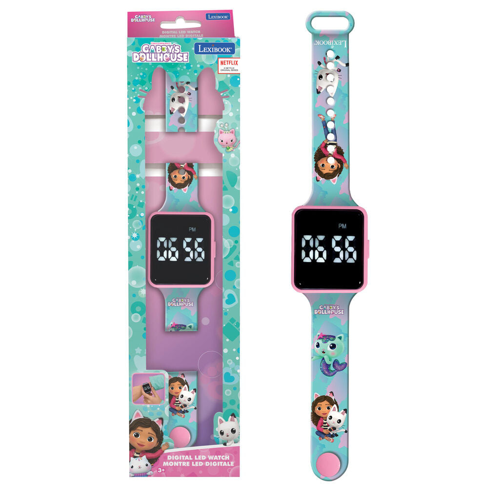 Gabbys Puppenhaus LED Digitaluhr