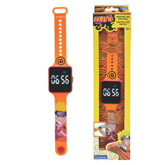 Relógio digital LED Naruto Shippuden