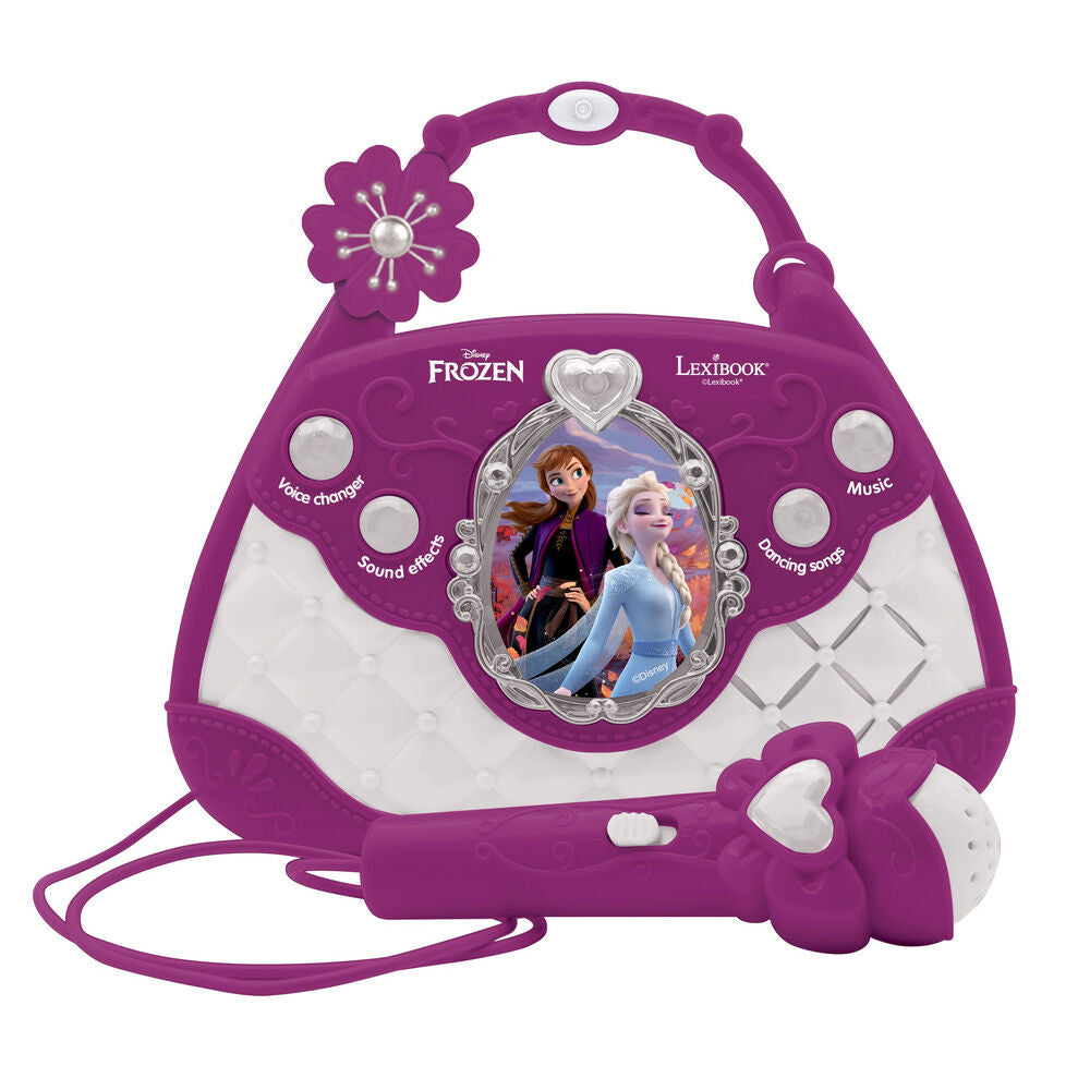 Borsa per karaoke Disney Frozen con altoparlante e microfono inclusi
