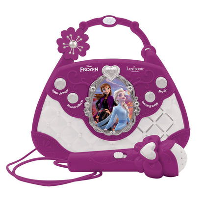 Borsa per karaoke Disney Frozen con altoparlante e microfono inclusi