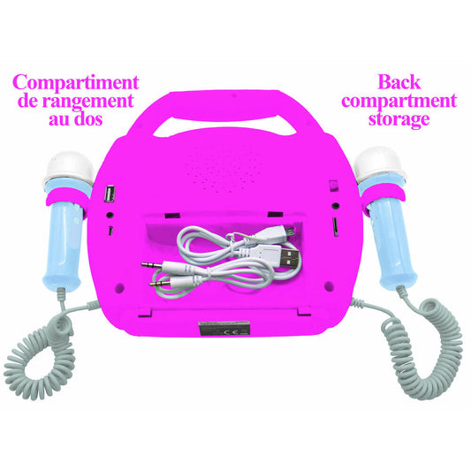Enceinte karaoké Bluetooth Barbie