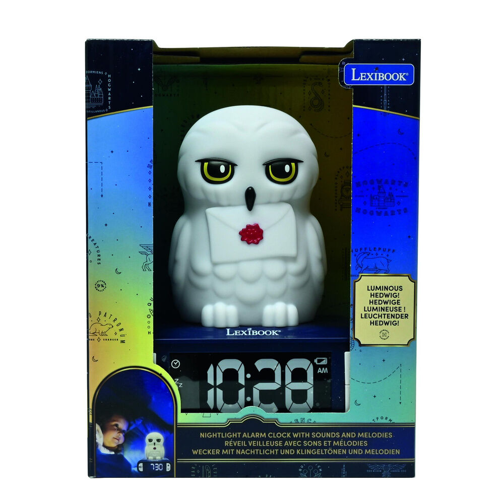 3D Hedwig Harry Potter Night Light Alarm Clock