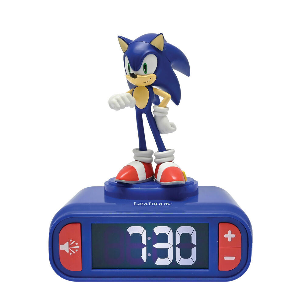 sonic the hedgehog 3d night light alarm clock