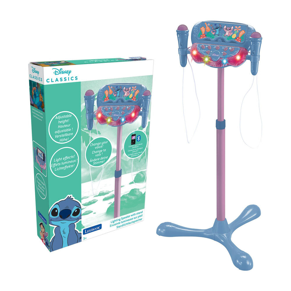 Stitch Disney Karaoke Microphone with Adjustable Stand