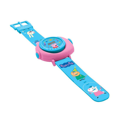 Reloj digital con proyección de Peppa Pig
