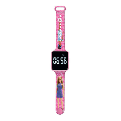 Relógio digital LED da Barbie