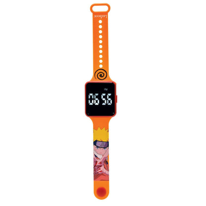 Relógio digital LED Naruto Shippuden