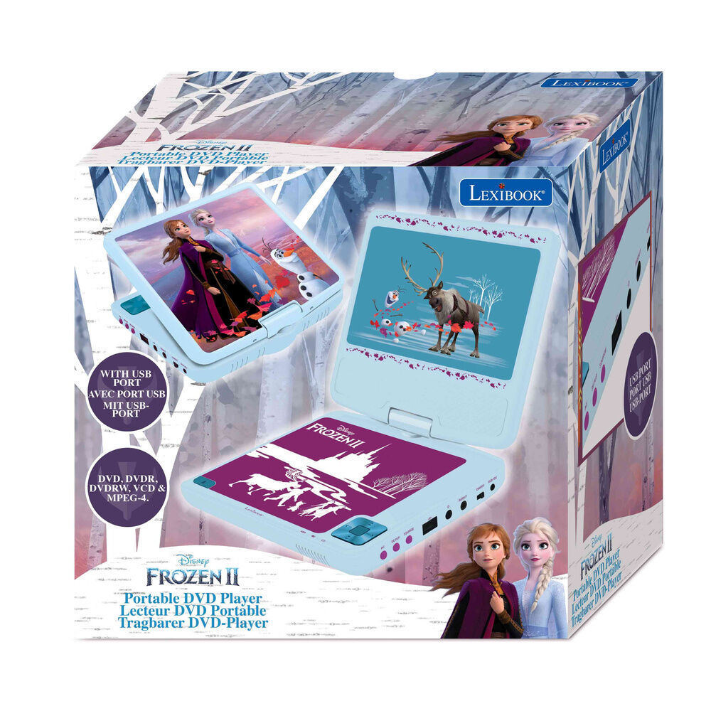 Leitor de DVD portátil Frozen Disney