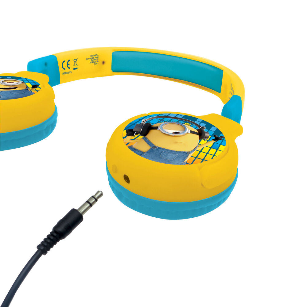 Minions foldable headphones