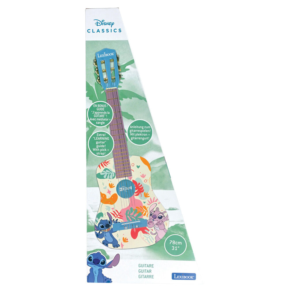 Stitch Disney Holzgitarre