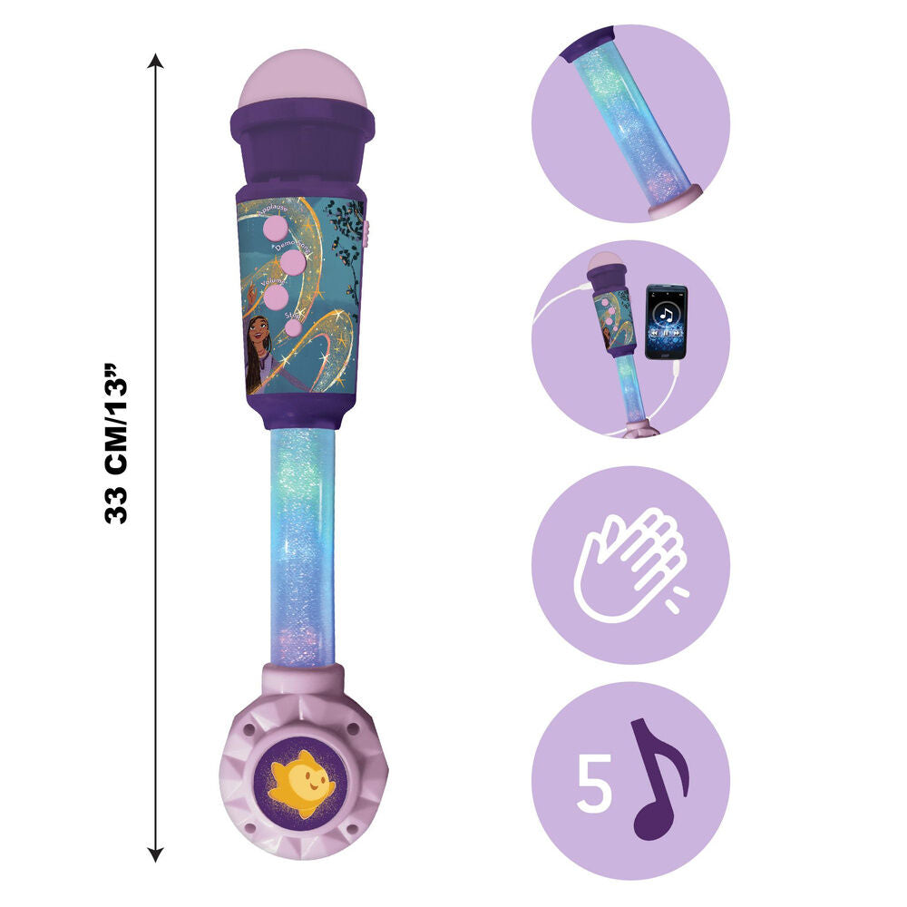 Microphone lumineux Disney Wish
