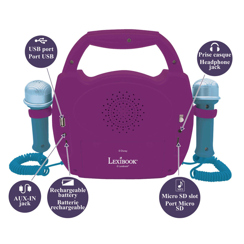 Frozen Disney Bluetooth Karaoke Speaker