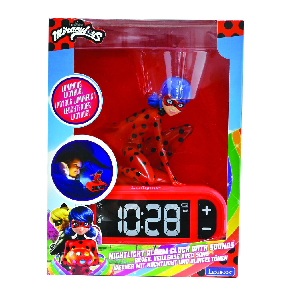 Réveil veilleuse 3D Miraculous Ladybug