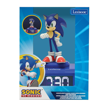 Sveglia con luce notturna 3D di Sonic the Hedgehog