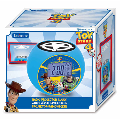 Radio despertador con proyector de Toy Story de Disney Pixar