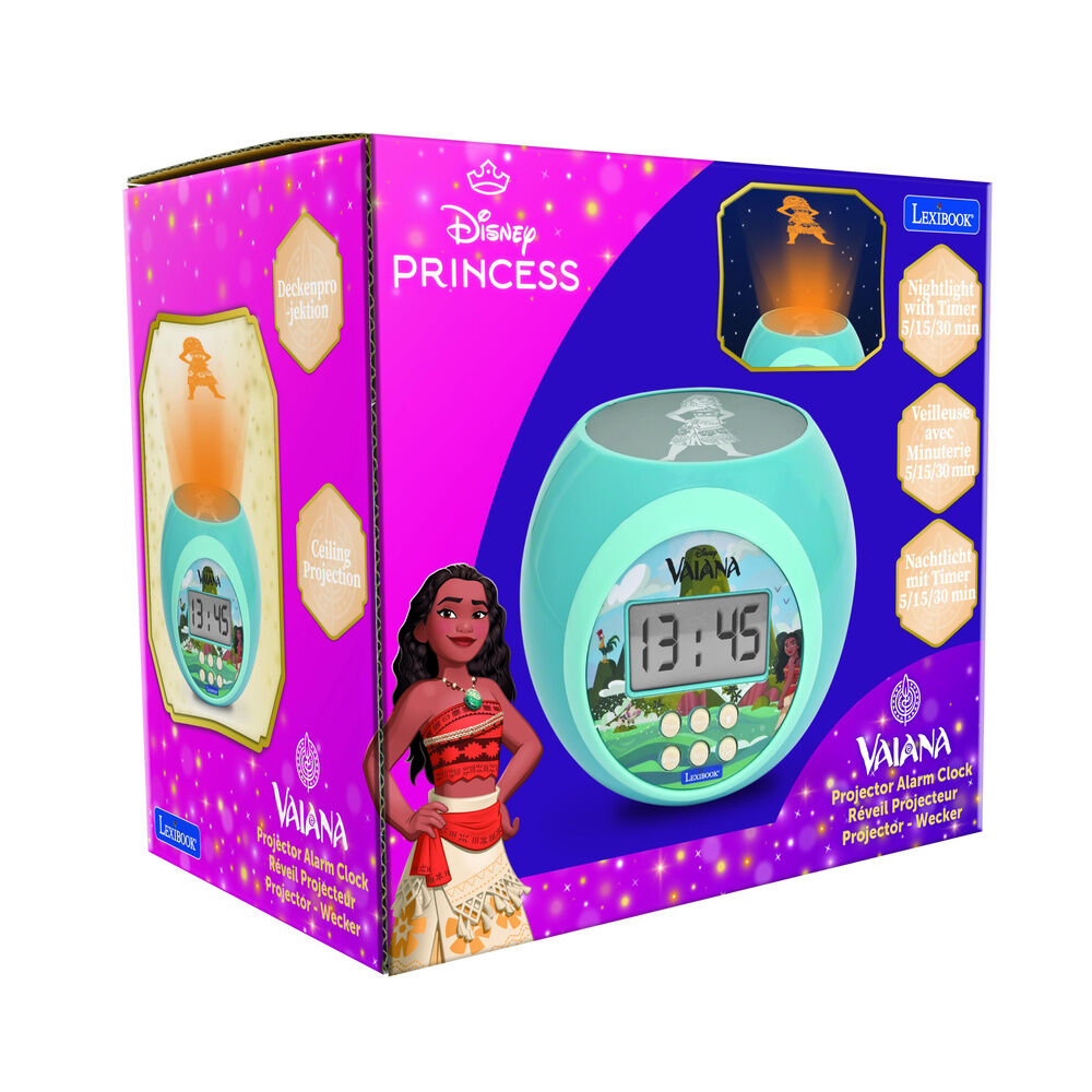 Disney Moana Projector Alarm Clock