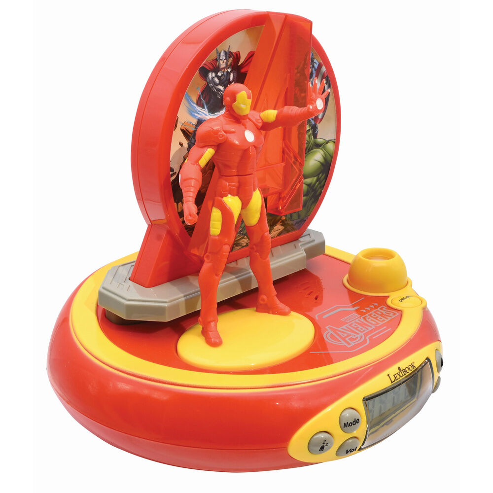 Réveil projecteur 3D Iron Man Avengers Marvel