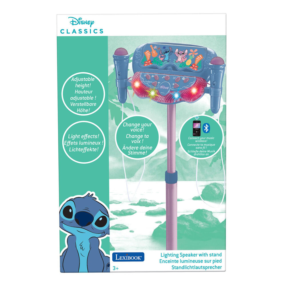 Stitch Disney Karaoke Microphone with Adjustable Stand