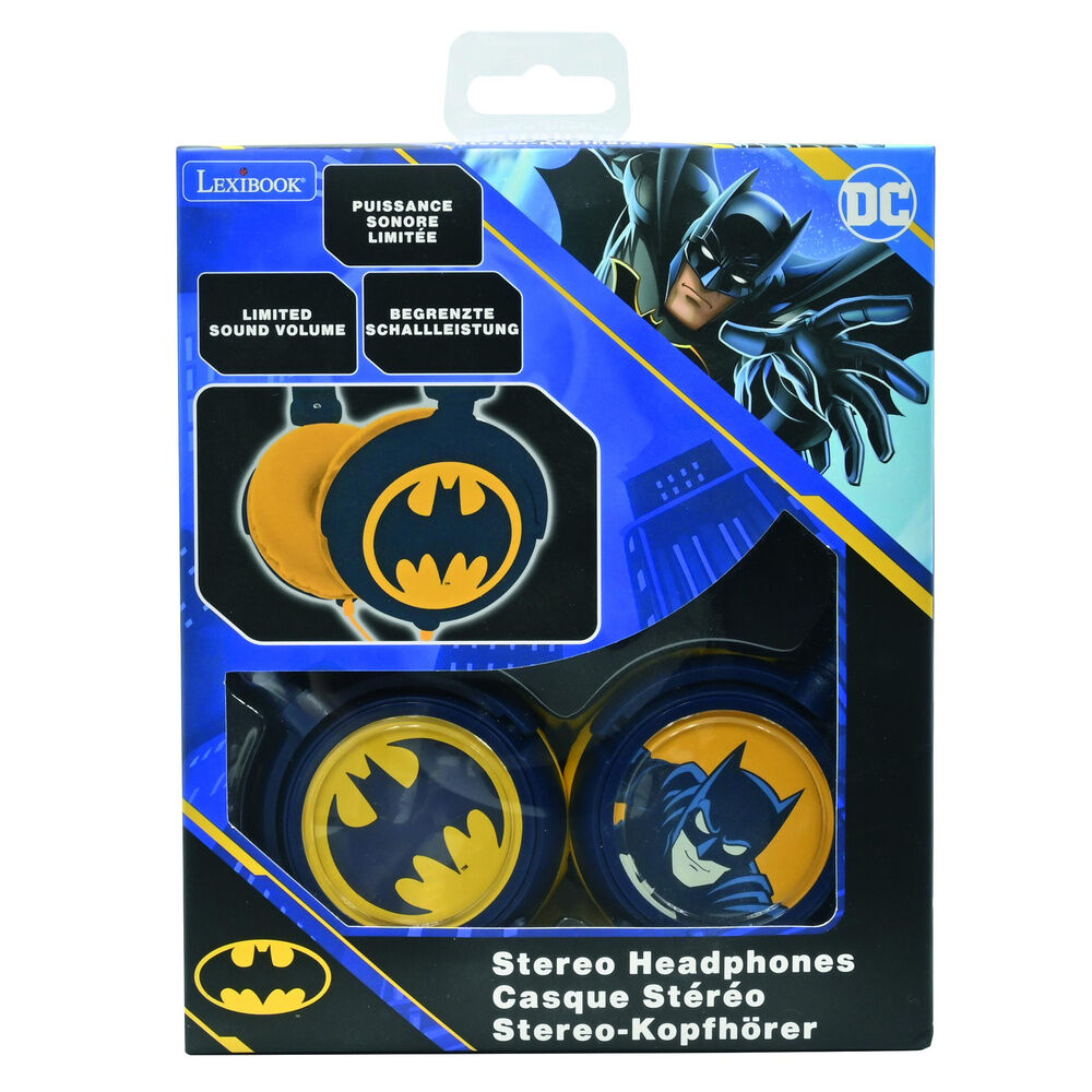 Fones de ouvido do Batman da DC Comics