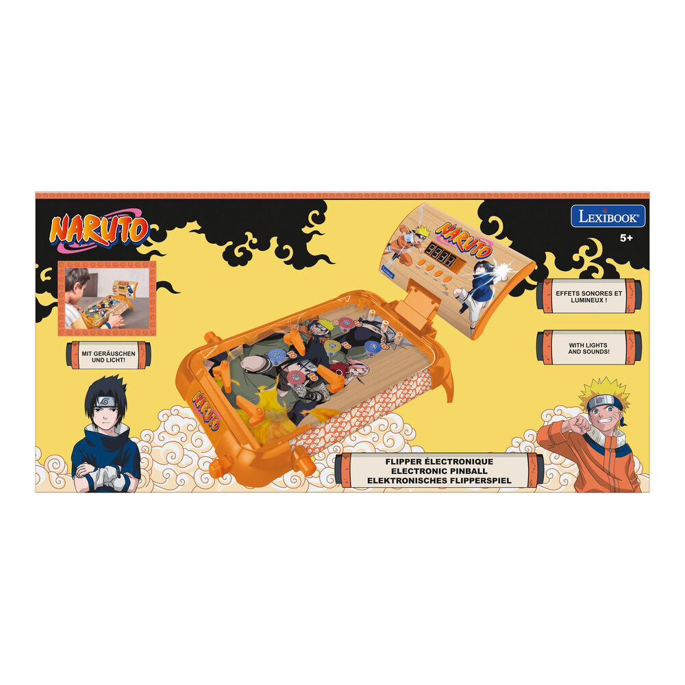 Jogo de Pinball Eletrônico de Mesa Naruto Shippuden