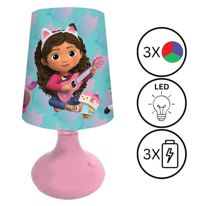 Mini luminária para casa de bonecas da Gabby