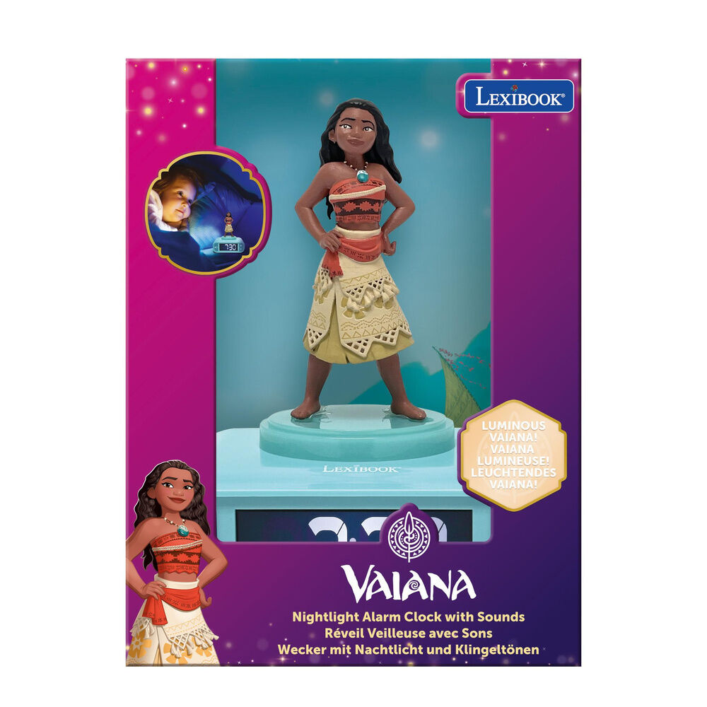 Réveil veilleuse 3D Disney Moana