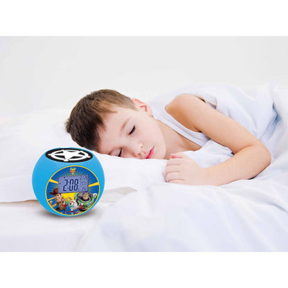 Radio despertador con proyector de Toy Story de Disney Pixar