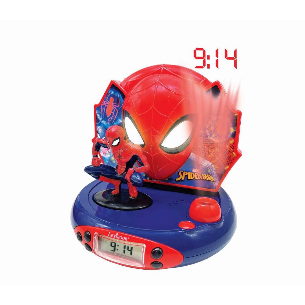 Budzik z projektorem 3D Marvel Spiderman
