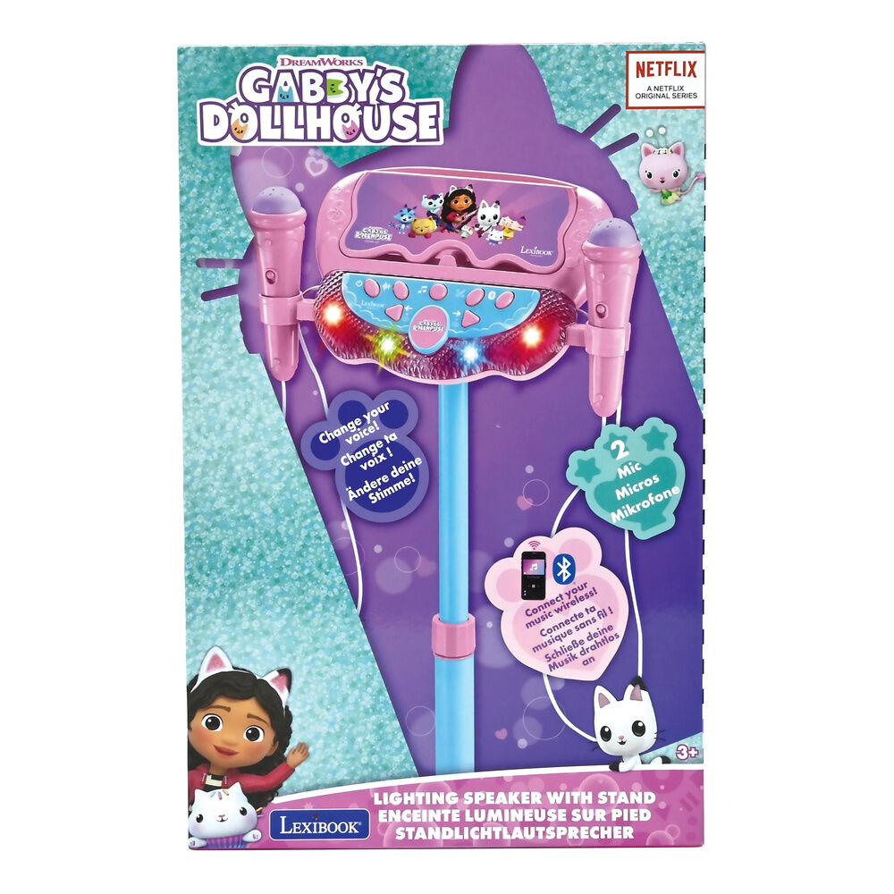 Karaoke Microphone with Adjustable Stand - Gabby's Dollhouse