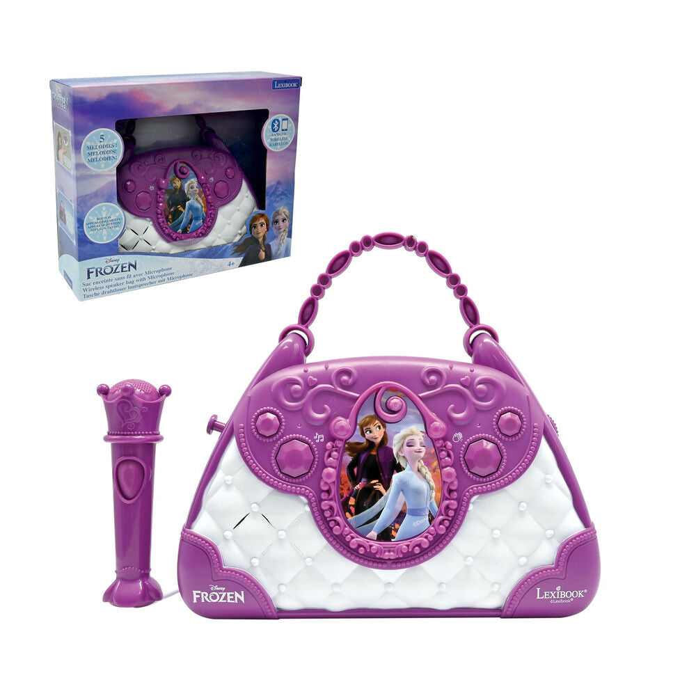 Borsa per karaoke Disney Frozen con altoparlante e microfono inclusi
