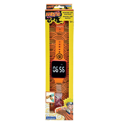 Relógio digital LED Naruto Shippuden
