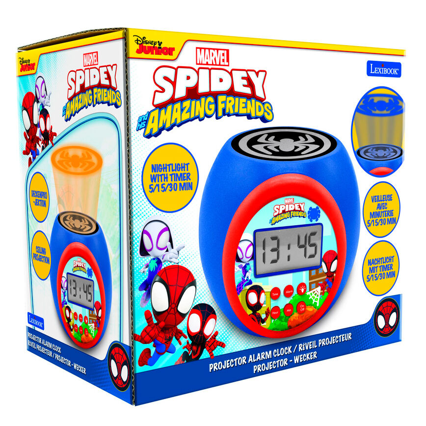 Marvel Spidey Projector Alarm Clock