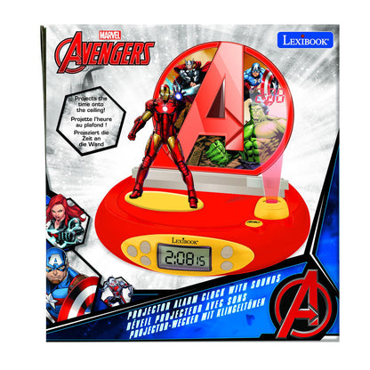 Réveil projecteur 3D Iron Man Avengers Marvel