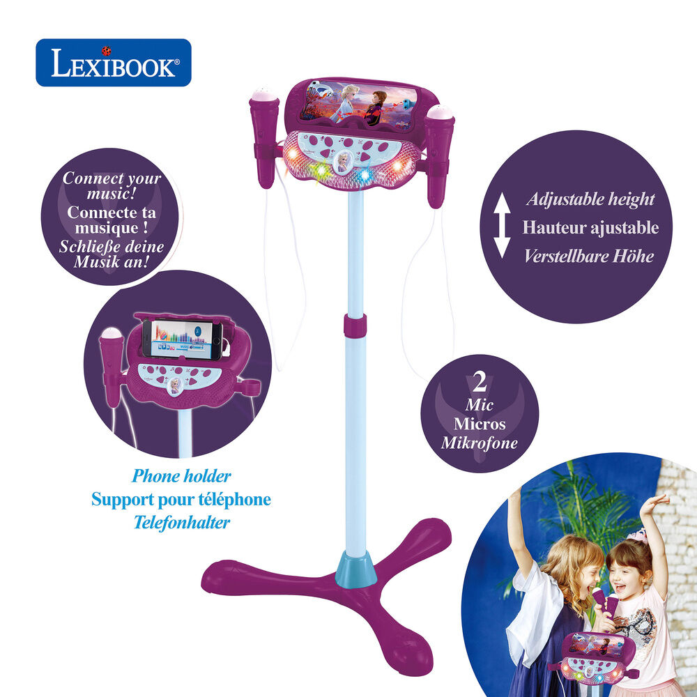 Karaoke Microphone with Adjustable Stand, Frozen Disney