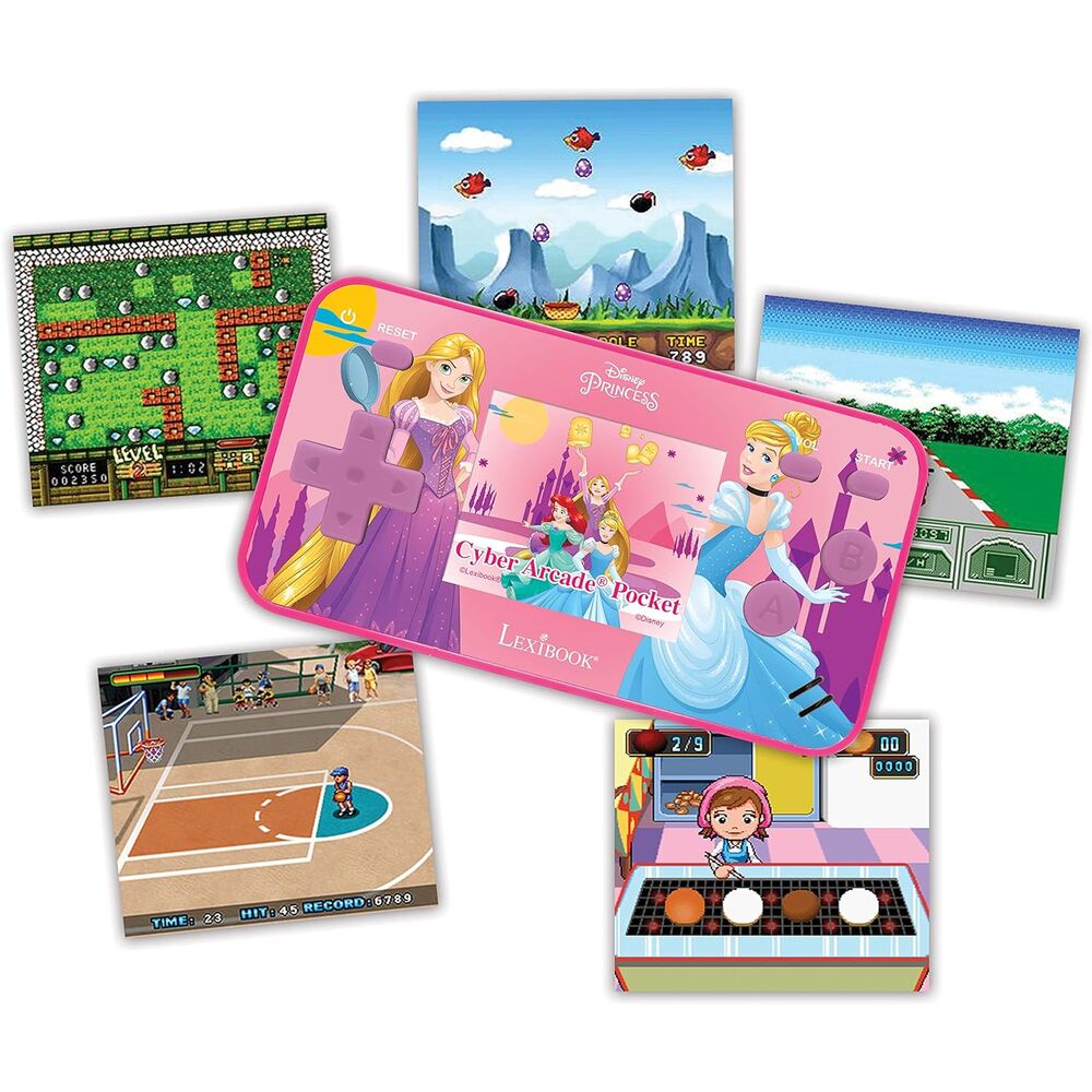 Consola de arcade de bolsillo Disney Princess