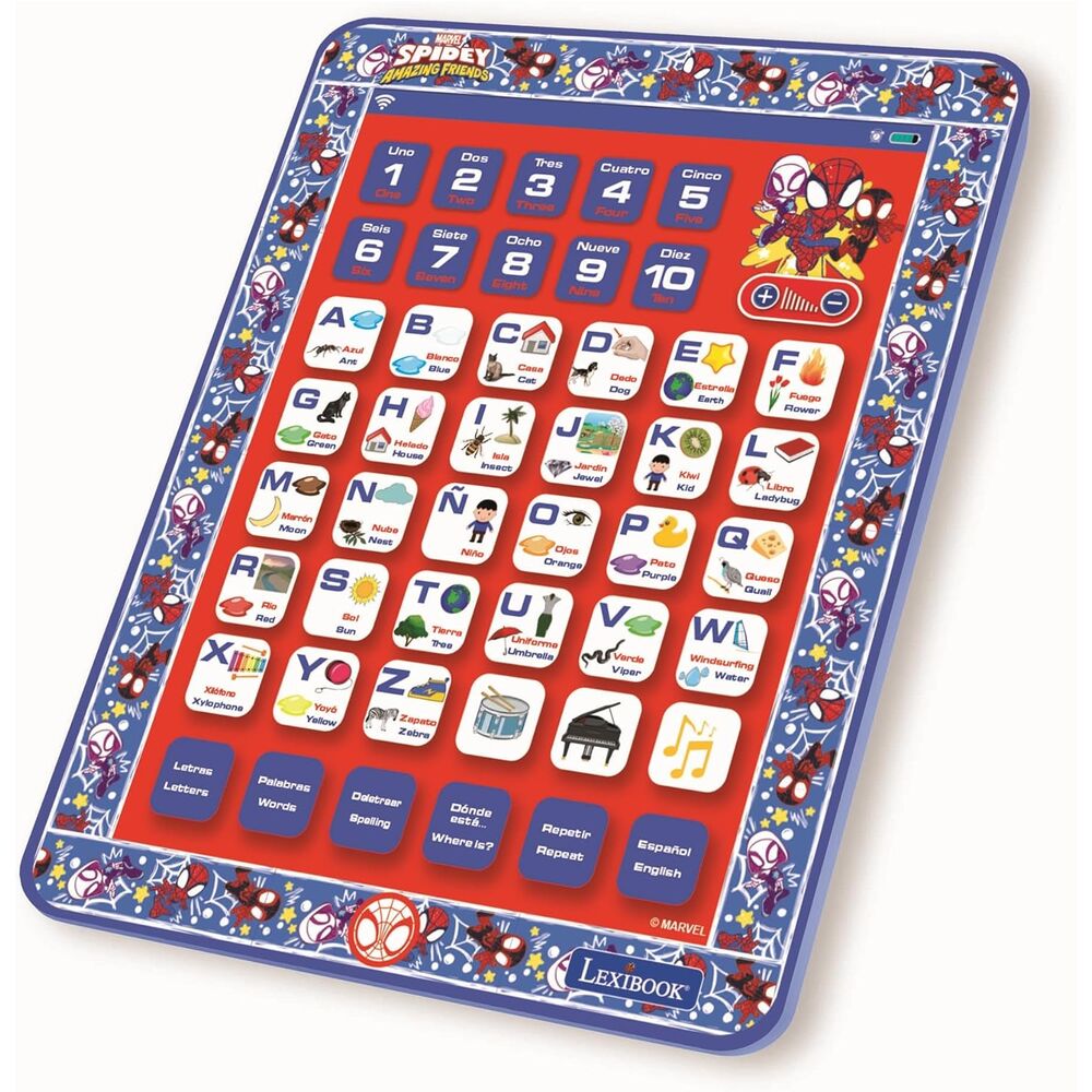 Spidey Marvel Bilingual Talking Educational Tablet