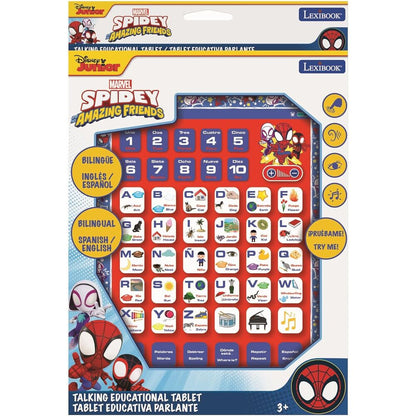 Spidey Marvel Bilingual Talking Educational Tablet