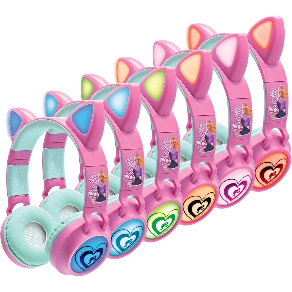 Auriculares inalámbricos Barbie con luces