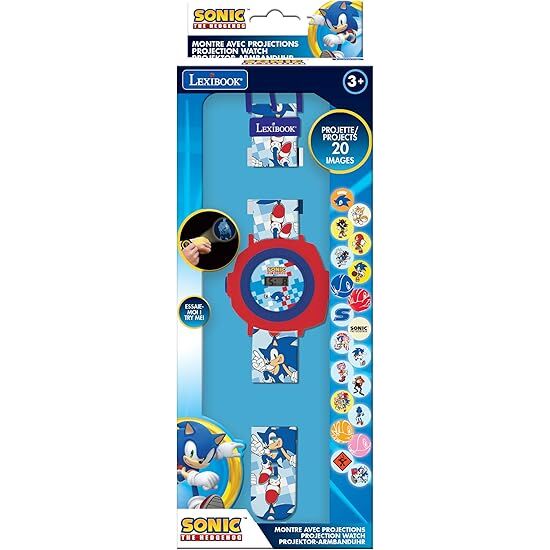 Sonic the Hedgehog Digital Clock Projections