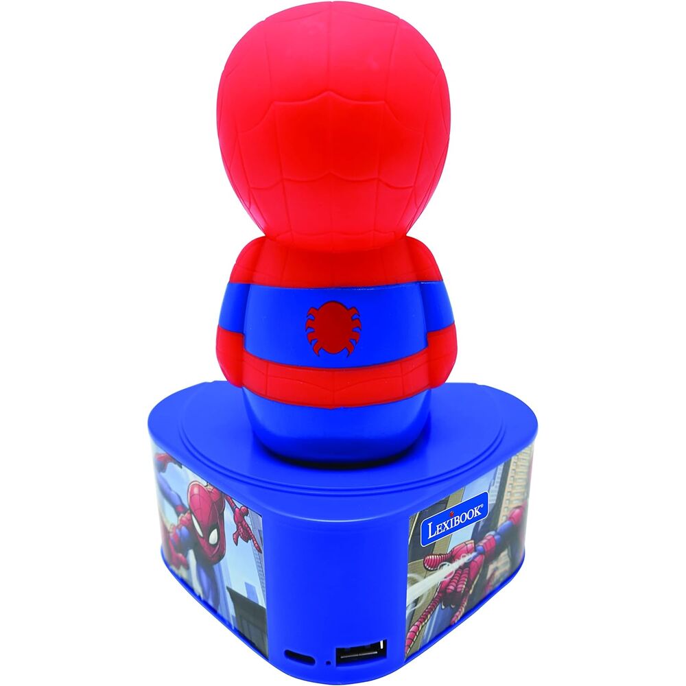 Bluetooth Lautsprecher mit Leuchtfigur Spiderman Marvel