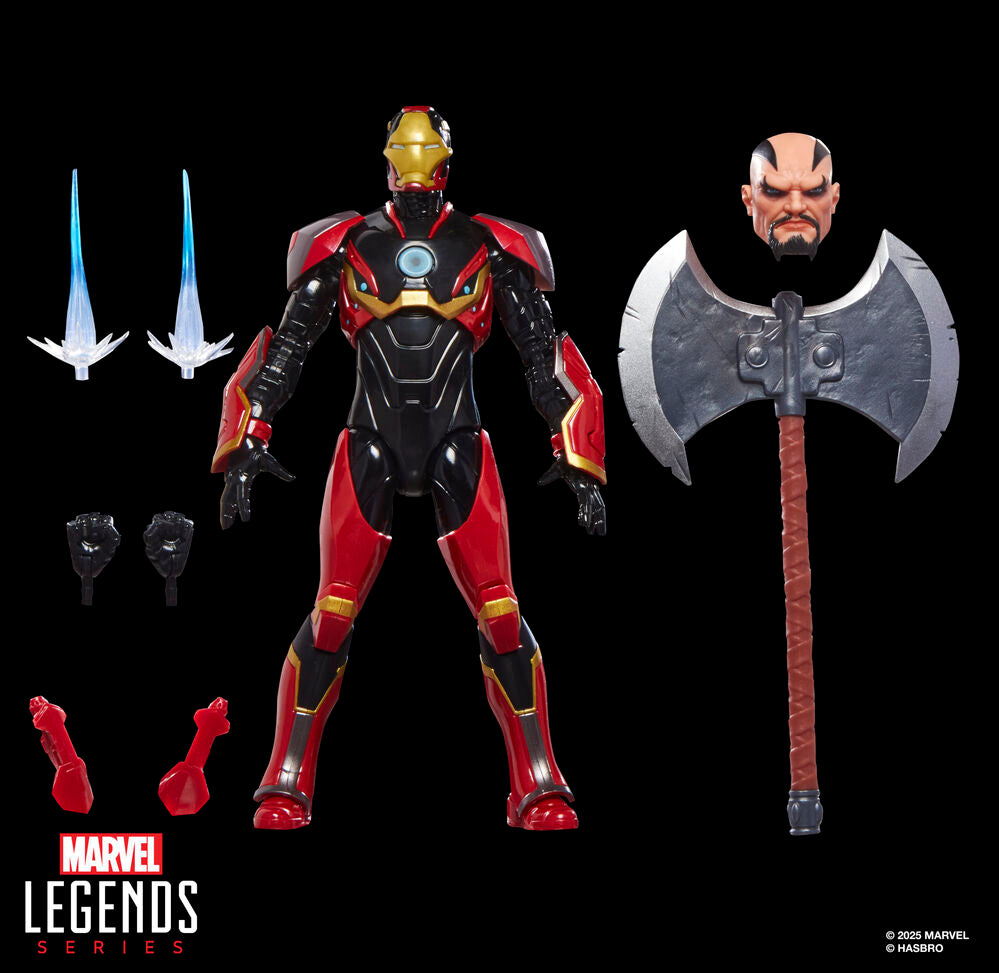 Action figure di Iron Man Mark 72 della serie Marvel Legends alta 15 cm