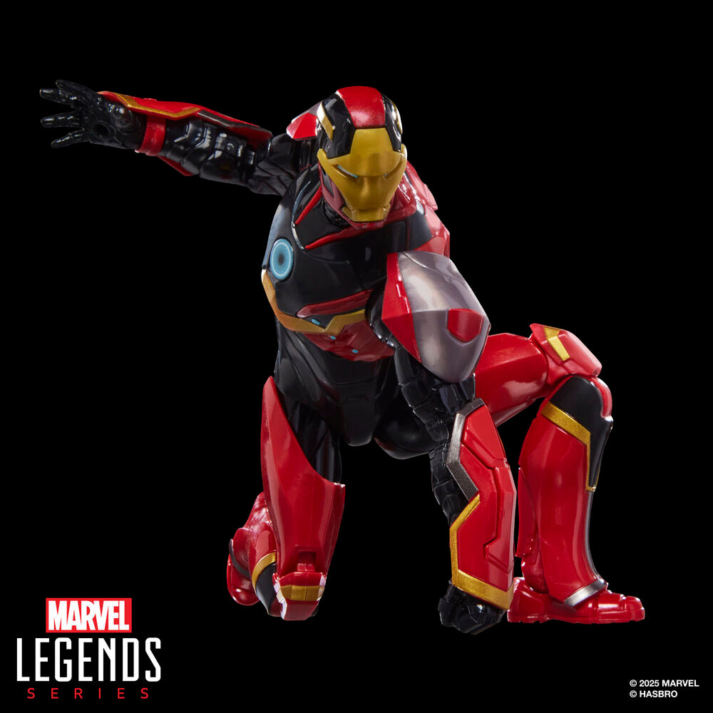 Action figure di Iron Man Mark 72 della serie Marvel Legends alta 15 cm