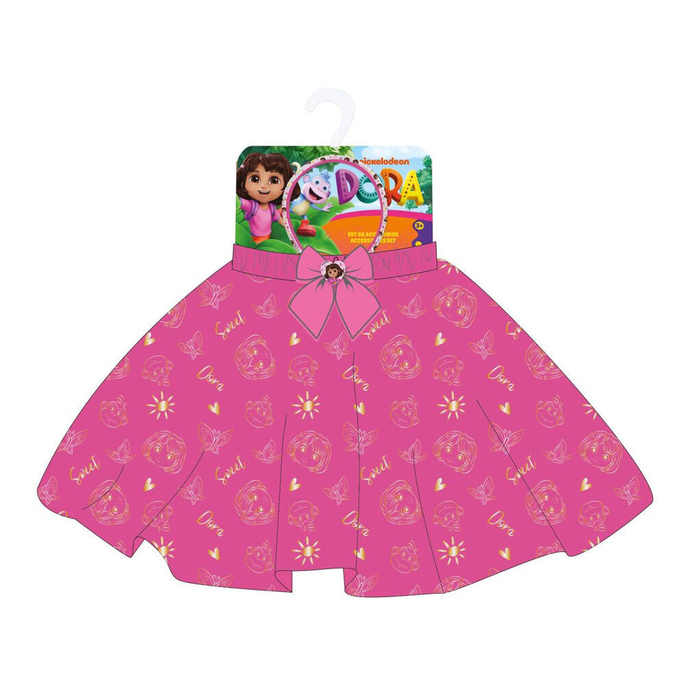 dora the explorer headband  tutu set