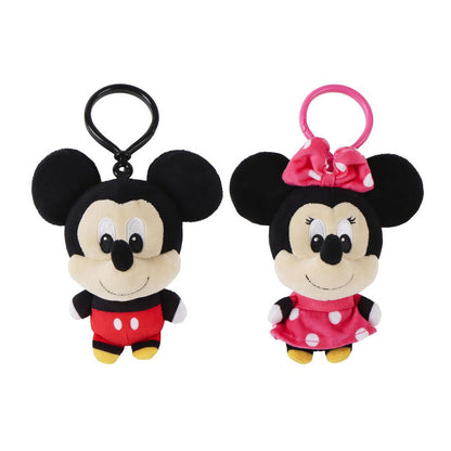 assorted disney plush keychains