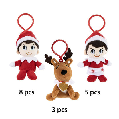 the elf on the shelf plush keychain (assorted)